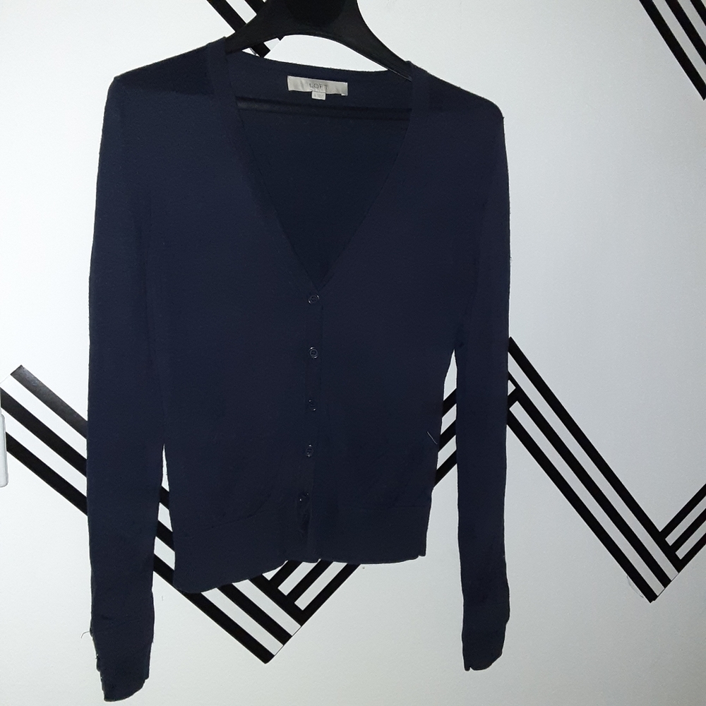 Ann Taylor loft cardigan small, faded